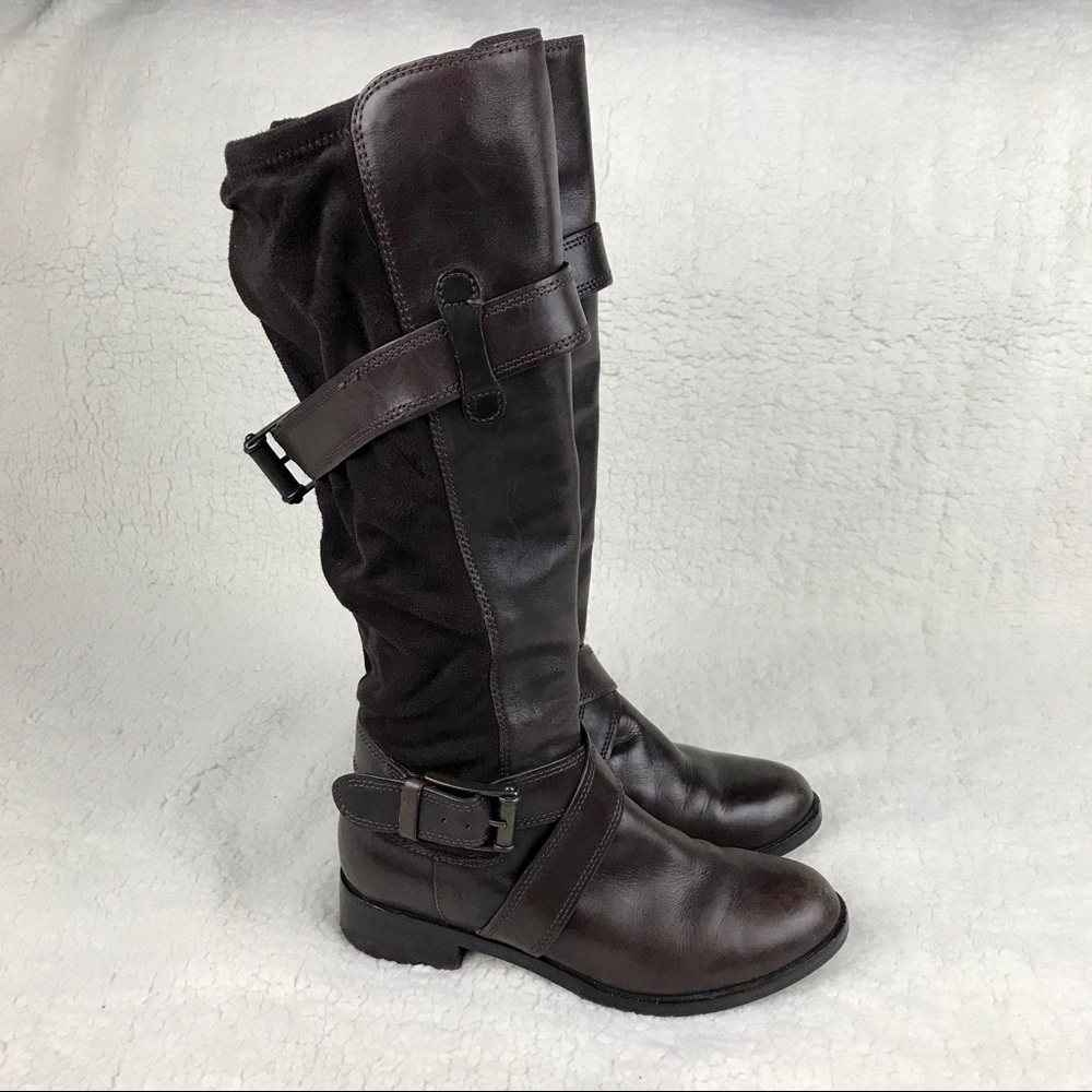 Cole Haan Nike Air Whitley Brown Tall Riding Boot 6